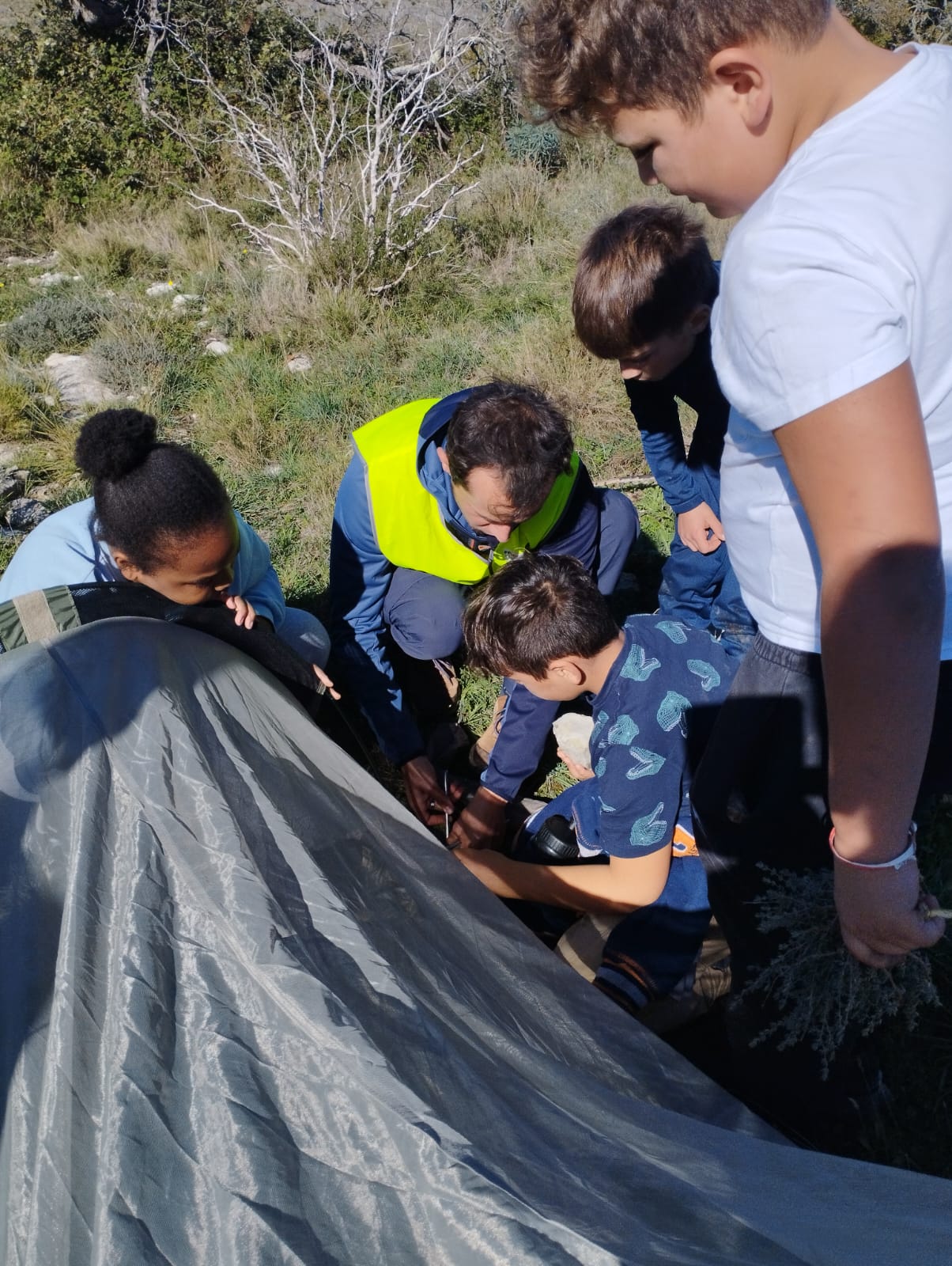 Atelier pédagogique roue des déchets
