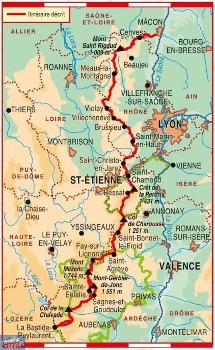 TopoGuide GR7 Massif Central